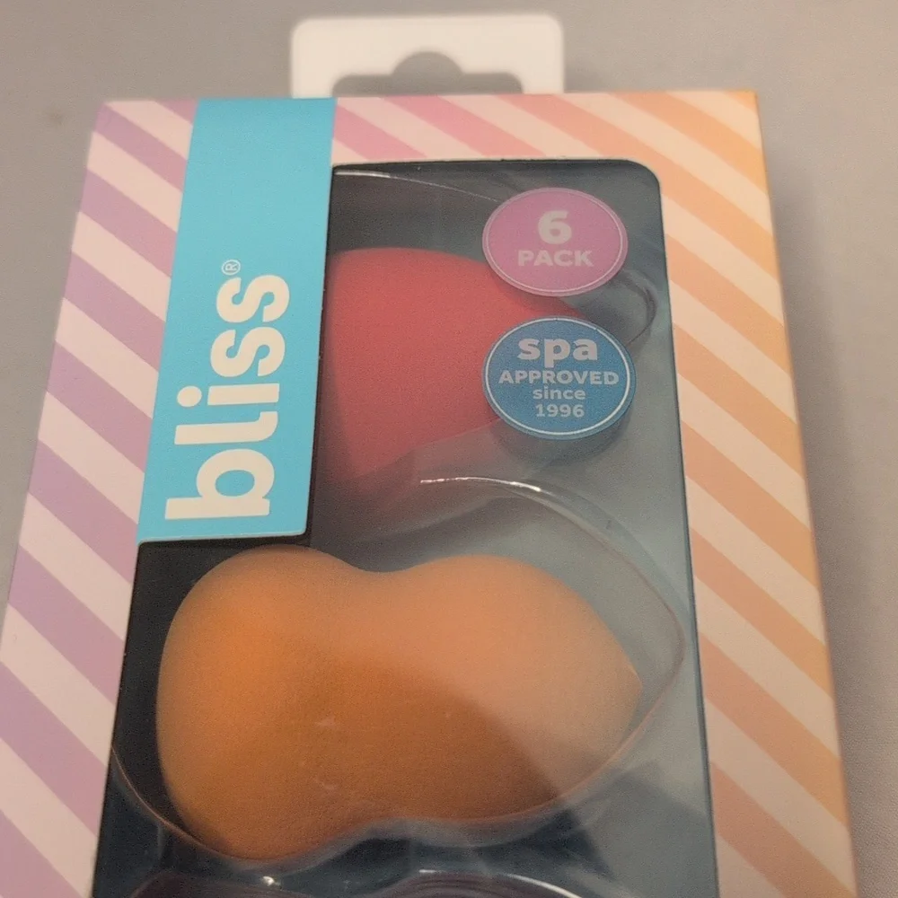 Bliss Beauty Sponges 6 Pack NEW